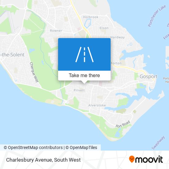Charlesbury Avenue map
