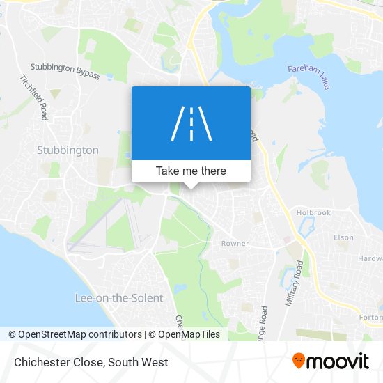 Chichester Close map