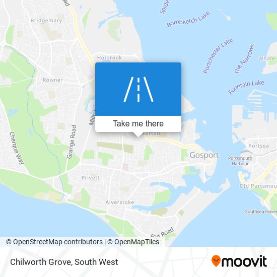 Chilworth Grove map