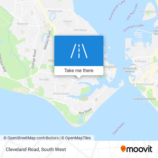 Cleveland Road map