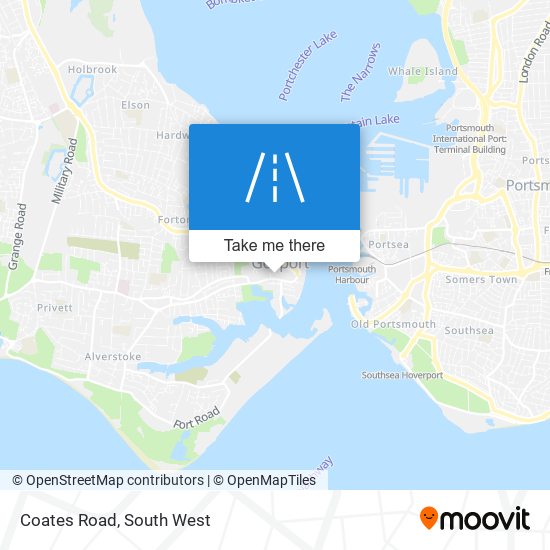 Coates Road map