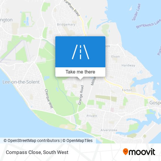 Compass Close map