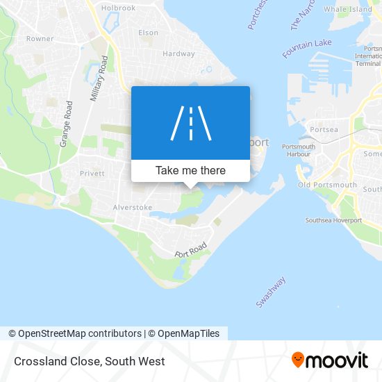 Crossland Close map