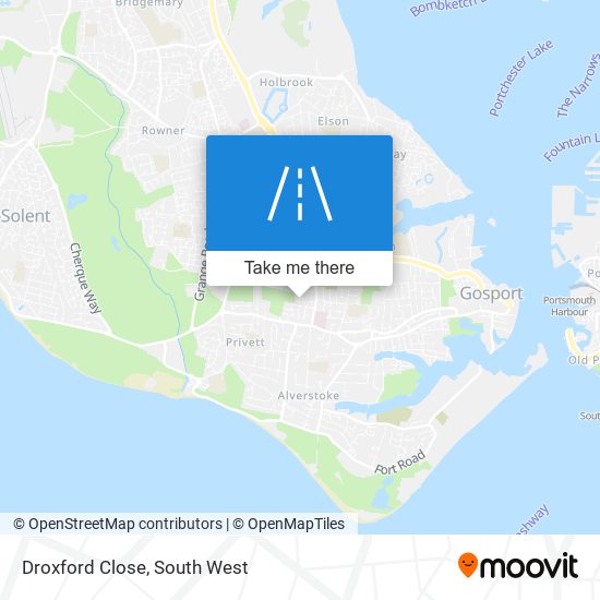 Droxford Close map