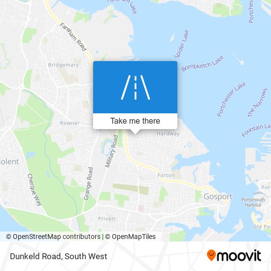 Dunkeld Road map