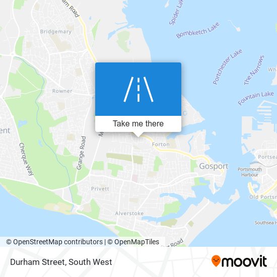 Durham Street map