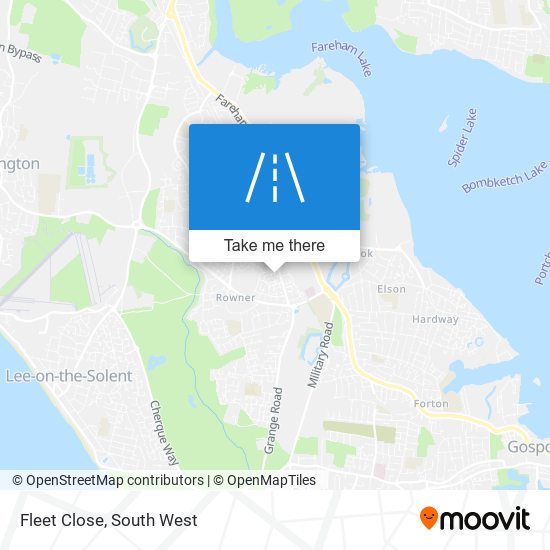 Fleet Close map