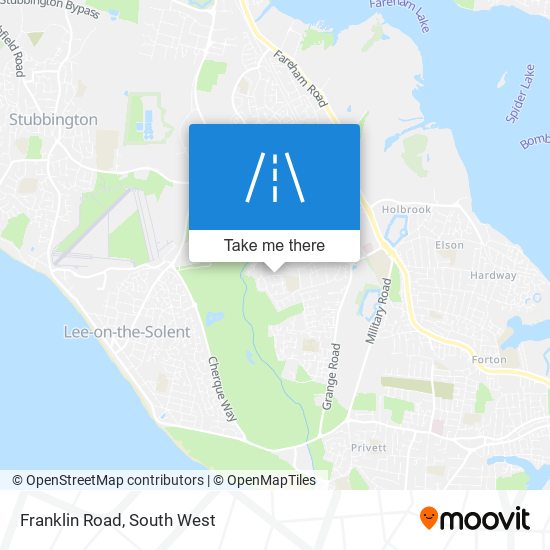 Franklin Road map
