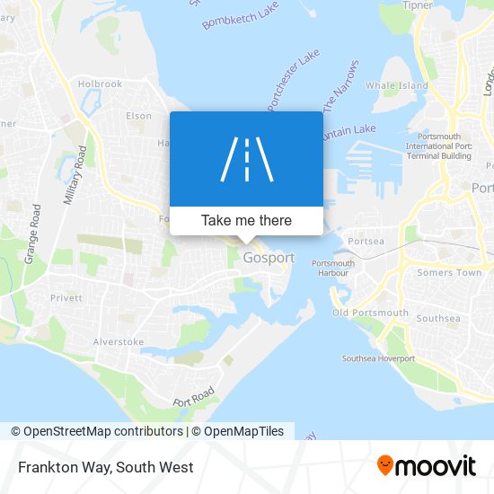 Frankton Way map