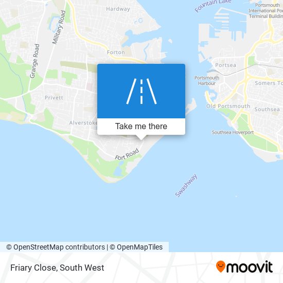 Friary Close map