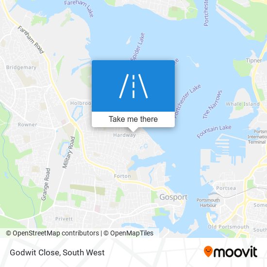 Godwit Close map