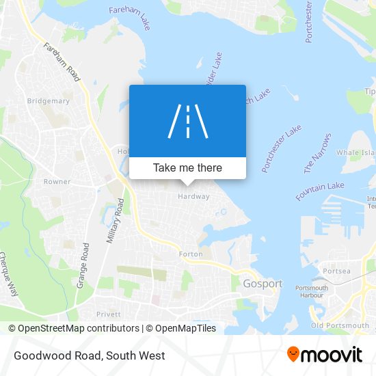 Goodwood Road map