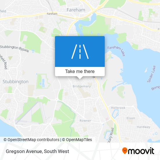 Gregson Avenue map