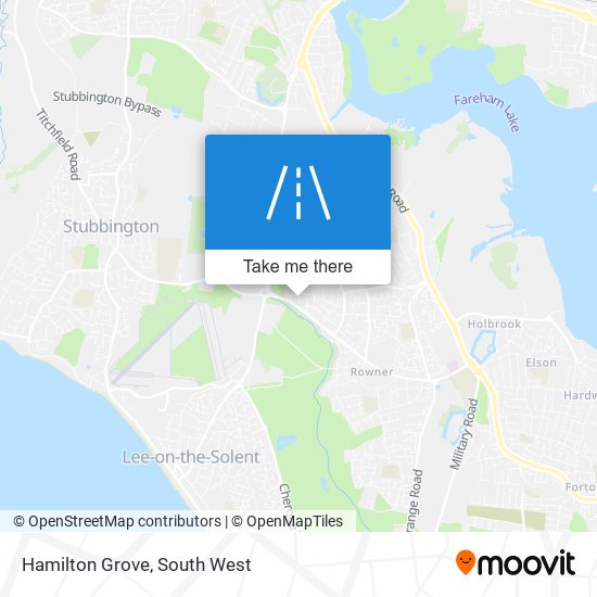 Hamilton Grove map
