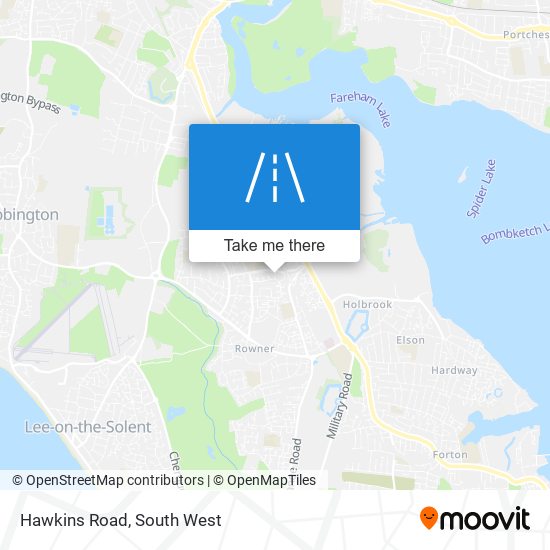 Hawkins Road map