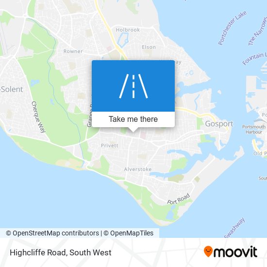 Highcliffe Road map