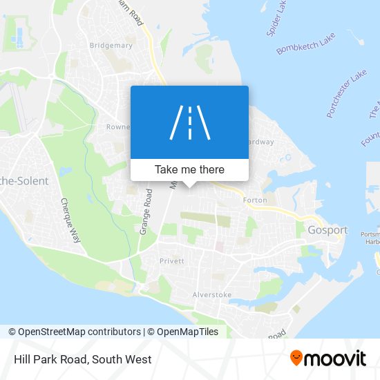 Hill Park Road map