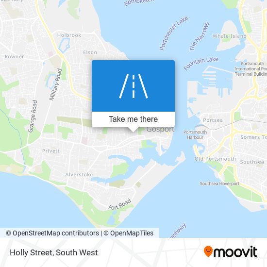 Holly Street map