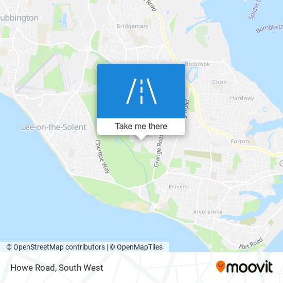 Howe Road map