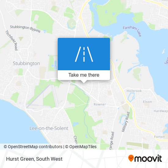 Hurst Green map