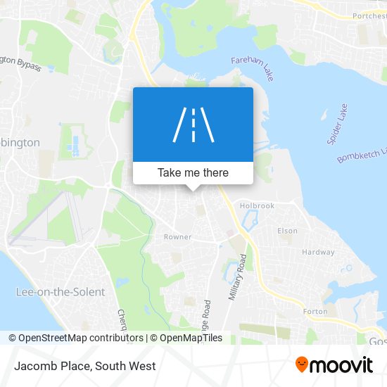 Jacomb Place map