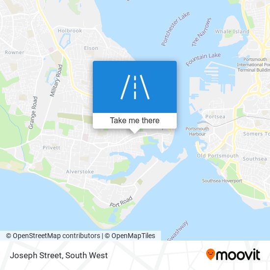 Joseph Street map