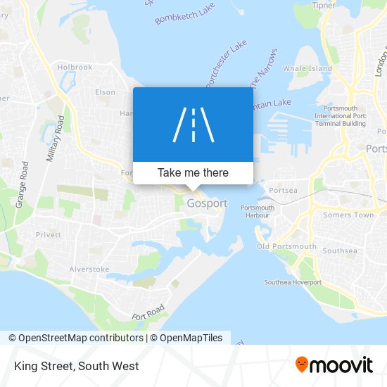 King Street map