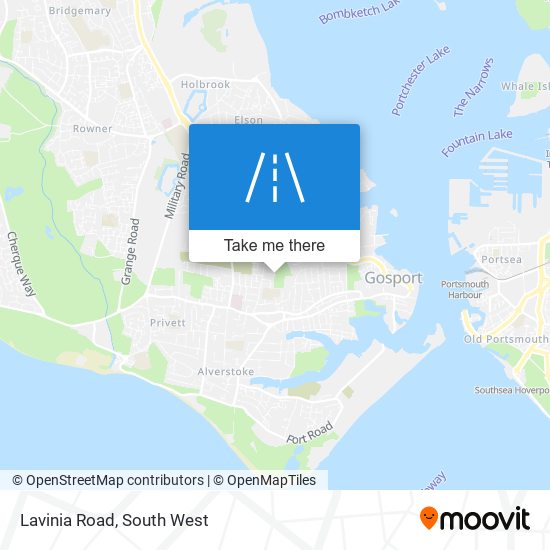 Lavinia Road map