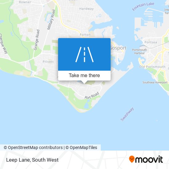 Leep Lane map