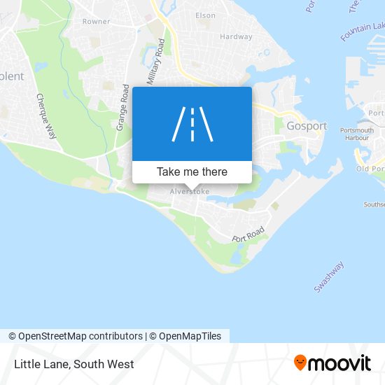 Little Lane map