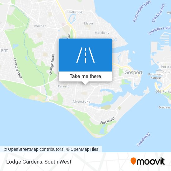 Lodge Gardens map