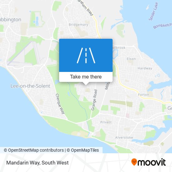 Mandarin Way map