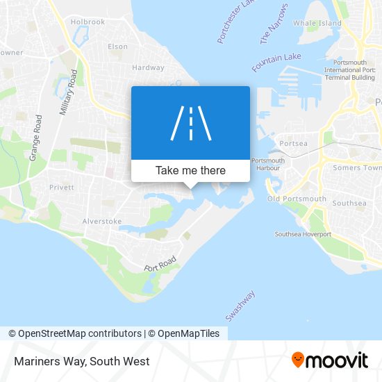 Mariners Way map