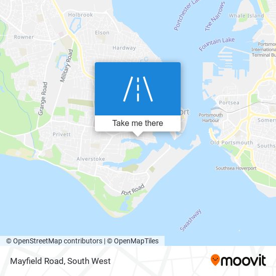 Mayfield Road map