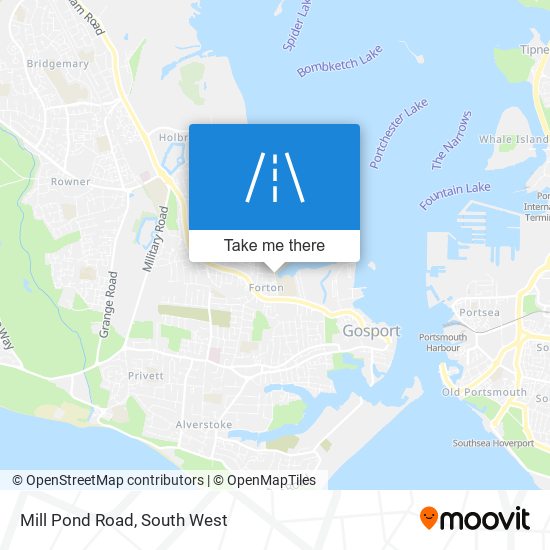 Mill Pond Road map