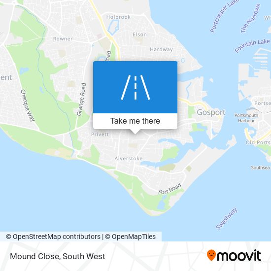 Mound Close map