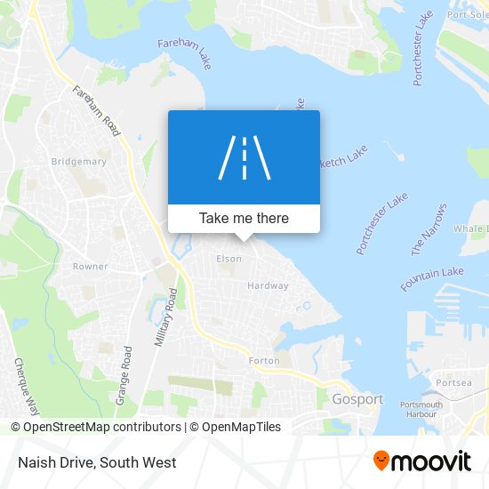 Naish Drive map
