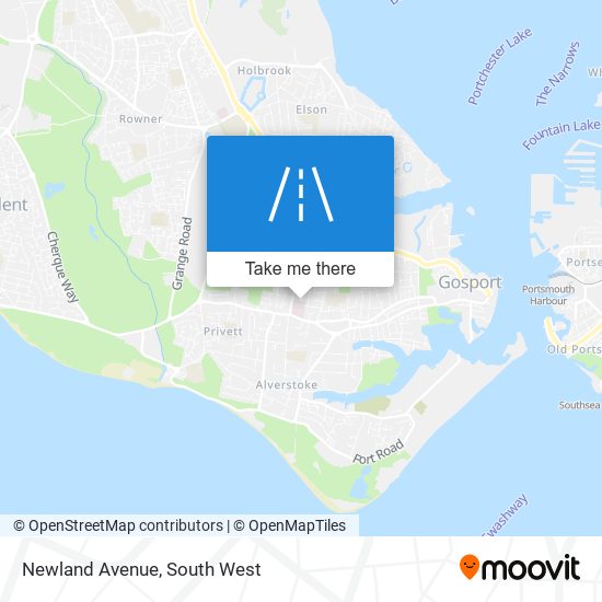 Newland Avenue map