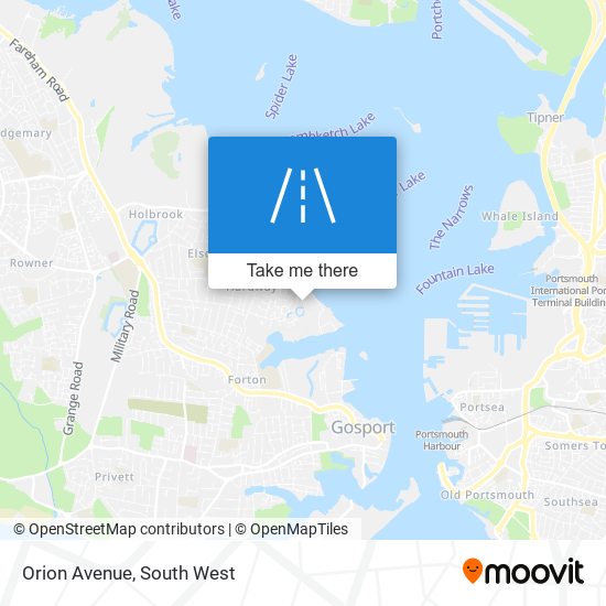 Orion Avenue map