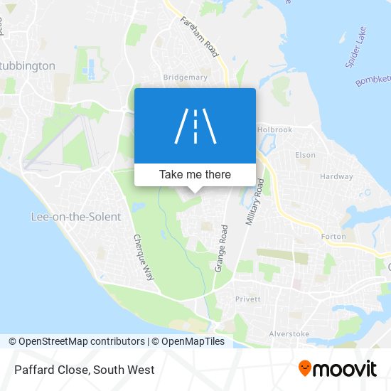 Paffard Close map