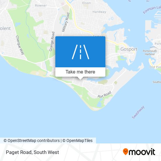 Paget Road map