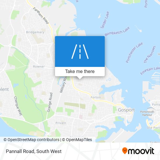 Pannall Road map