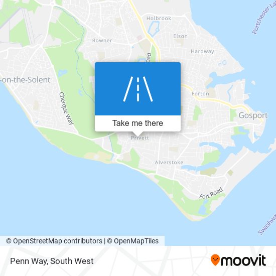 Penn Way map