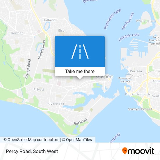 Percy Road map