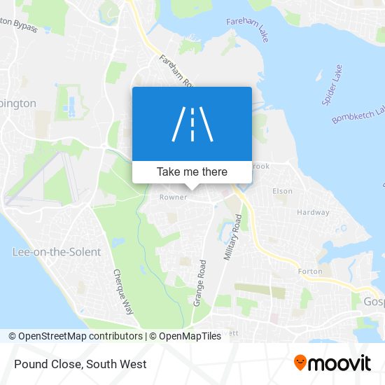 Pound Close map
