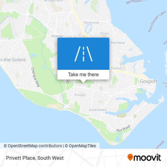 Privett Place map