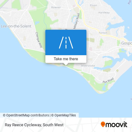 Ray Reece Cycleway map