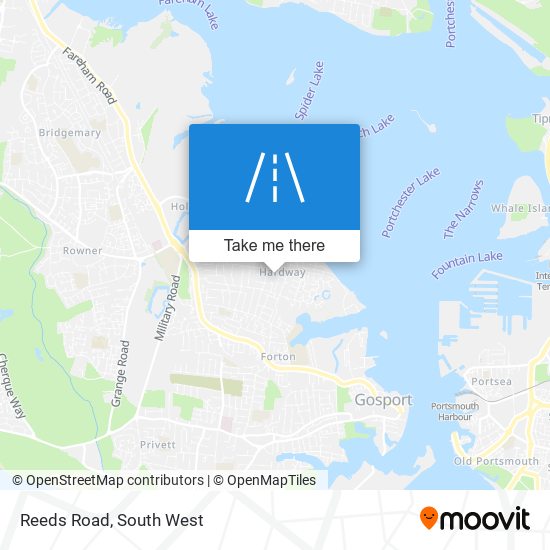 Reeds Road map