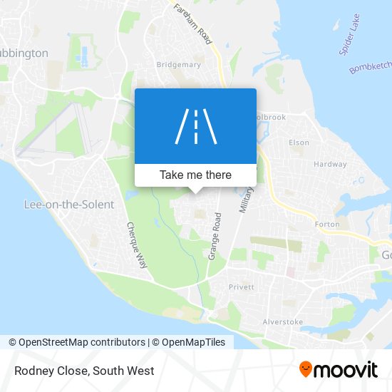 Rodney Close map