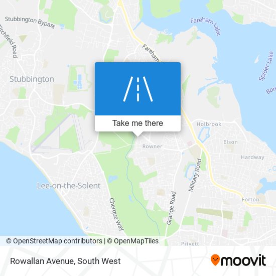 Rowallan Avenue map